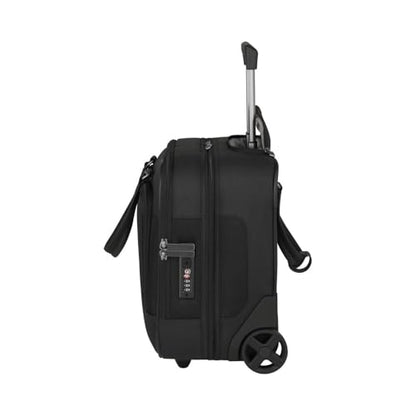 Victorinox Werks Traveler 7.0, Wheeled Briefcase, 2-Wheel Briefcase with 15.6" Laptop and 11’’ Tablet Compartment, Black