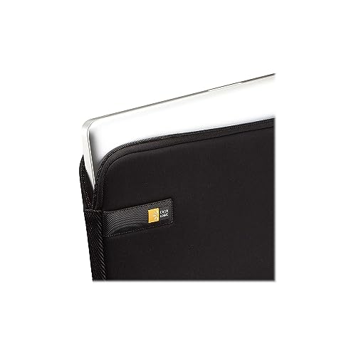 Case Logic Laptop and MacBook Sleeve 13.3", Black (LAPS-113Black) | Neoprene sleeve with 13 inch compatibility for laptops, MacBooks and protection - color: Black, size: 13.3"