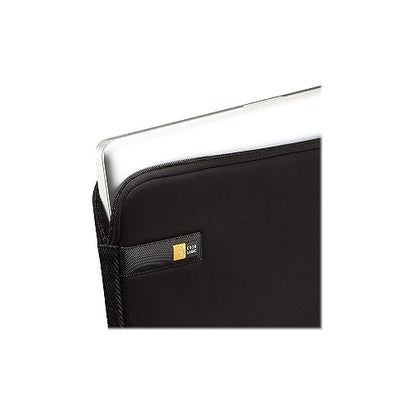 Case Logic Laptop and MacBook Sleeve 13.3", Black (LAPS-113Black) | Neoprene sleeve with 13 inch compatibility for laptops, MacBooks and protection - color: Black, size: 13.3"