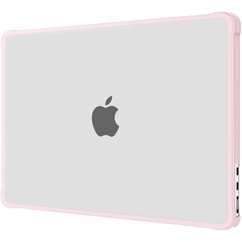 MOSISO Compatible with MacBook Air 13 inch Case M5 2026 M4 M3 M2 2025-2022 | A3449 A3240 A3113 A2681,Seamlessly Closes Reinforced Crack-Resistant Hard Shell for MacBook Air 13.6 inch Case, Pink - color: Pink