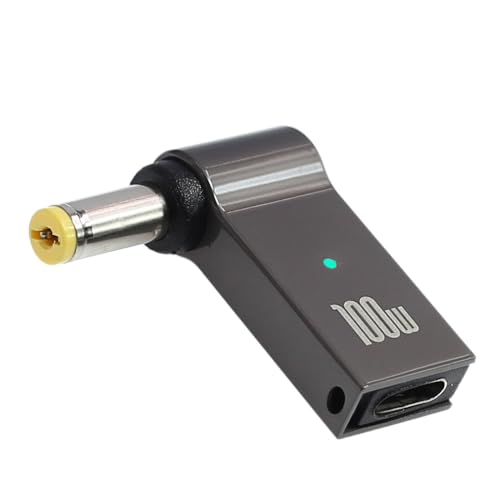 USB C to Laptop Charger Converter, Type C to DC Plug, 100W PD, Charging Connector for Laptop 18-20V (5.5 x 1.7mm Acer Large Head) - size: 5.5 x 1.7mm for Acer (Large Hole)