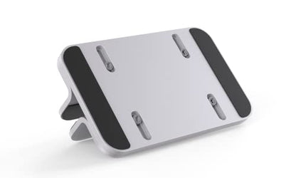 Aluminum Laptop Stand, Sturdy and Adjustable, Compatible with Apple MacBook Pro/Air, Mac Mini, iPad Pro, Silver - color: Silver