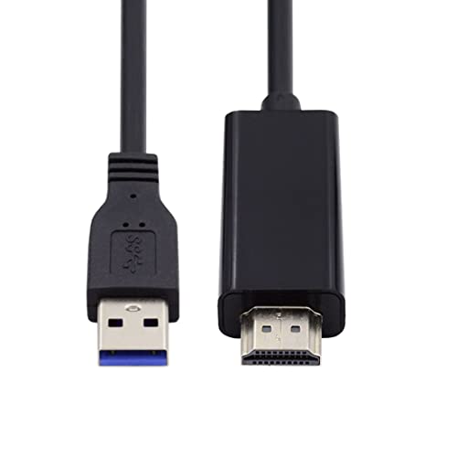 chenyang USB to HDMI Cable USB 3.0 Input to HDMI Output Converter Adapter 1.8m 1080P for Projector Video Monitor - color: USB to HDMI