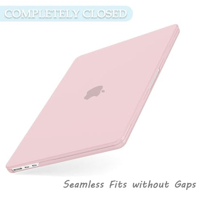 AKIT Compatible with MacBook Air 13 inch Case 2026 2025 2024-2022 M5 M4 M3 M2 Model A3449 A3240 A3113 A2681, Protective Laptop Hard Shell for MacBook Air 13.6" + Keyboard & Screen Cover, Baby Pink - color: Baby Pink