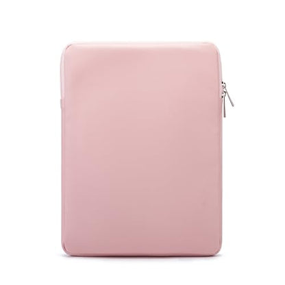 Kinmac 360° Protective Vertical Laptop Sleeve Case Cover Bag (Pink Flower PU, 12.5 inch-13.3 inch) - color: Pink Flower PU, size: 12.5 inch-13.3 inch