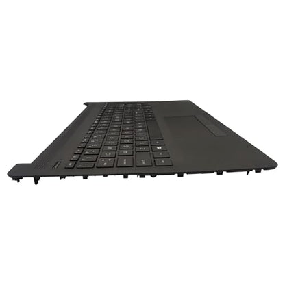 Replacement for HP Laptop 15-DA 15-DB 15T-DA Upper Case Palmrest Touchpad Keyboard Assembly L20387-001 AP29M000400 Jet Black