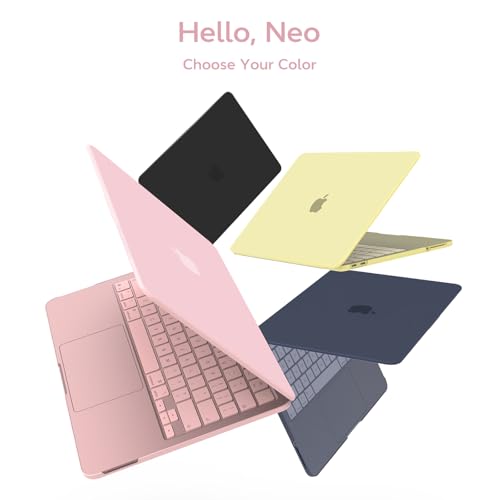 B BELK for MacBook Neo Case 13 inch 2026 Release Model A3404, Baby Pink | Scratch Resistant Protective Matte Hard Shell for Mac Neo Case with Keyboard Cover & Screen Protector, Lightweight, Snap-On - color: Rose Quartz