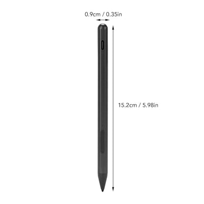 Rechargeable Stylus Pen for 16 13 Touchscreen Laptops, 4096 Pressure Levels Tilt Active Pen MPP 2.0 with Palm Rejection Eraser Shortcut Buttons (Black) - color: Black