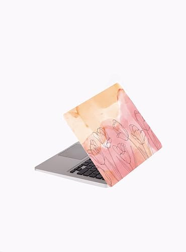 Laptop Skin Sticker Cover Decal - Flower Decal - Universal Size - Fits All laptops up to a 16” Diagonal Size | Easy to Apply, Remove and Change Styles (Watercolor Flowers) - style: Watercolor Flowers