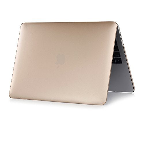Se7enline for MacBook Pro 13 inch Case M2/M1 2026-2020 A2338,Gold | Hard Shell Laptop Case Washable Keyboard Cover Skin Anti-Scratch Anti-Drop Heat Dissipation Full Port Access Slim Lightweight - color: Gold