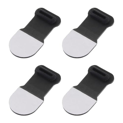 MECCANIXITY 4pcs Anti-Lost Anti Dust Plug, Micro USB Port Dust Covers Caps Silicone for Phone, Black - color: Black