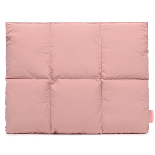 Puffy Laptop Sleeve 15 inch 16 inc, Pink | Pillow Shape Laptop Sleeve, Compatible MacBook Air 15 in M4 2025 & MacBook Pro 15/16 in M1 M2 M3 M4 M5 2024 - color: Pink, size: For 15"-16" MBA/MAP M4 M3 M2 M1