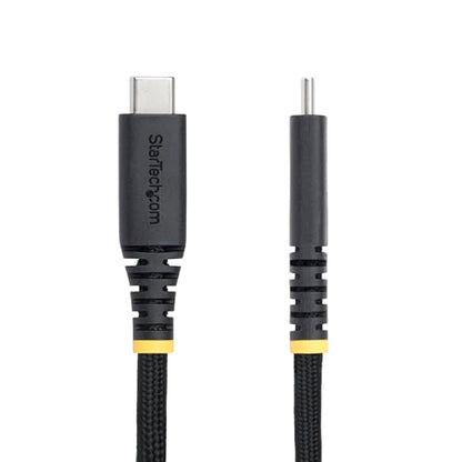 StarTech 10ft/3m USB-C to USB-C Screw Locking Cable (S2CEPR3M-USBSL-CABLE) | USB-IF Certified, 240W 5A PD 3.1 EPR, Side screw locking, USB 2.0 480Mbps, Ultra-Flexible, 2.0 Laptop, M2 screw lock, Black - size: 10 ft