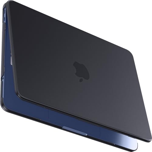 BlueSwan for MacBook Neo Case 13 inch 2026 Release A18 Pro Chip Model A3404 | 100% Match Official Color, Scratch Resistant, Easy to Snap on, Travel Essential, Back to School Gifts - color: Matte Black