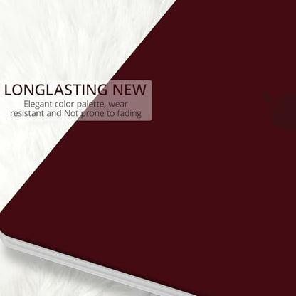 Anban Compatible with MacBook Air 13 inch Case M1 2021 2020 2019 2018 A2337 A2179 A1932 Touch ID, Matte Plastic Hard Shell+2 Keyboard Cover+Screen Protector for MacBook Air 13.3 inch Case, Marsala Red - color: Marsala Red