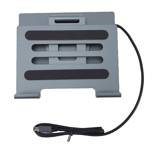100W PD Charging USB C Laptop Docking Station, 7 in 1 Tablet Holder Hub, 4K 30Hz, 360 Swivel, Aluminum Alloy, for Laptop, Home Office