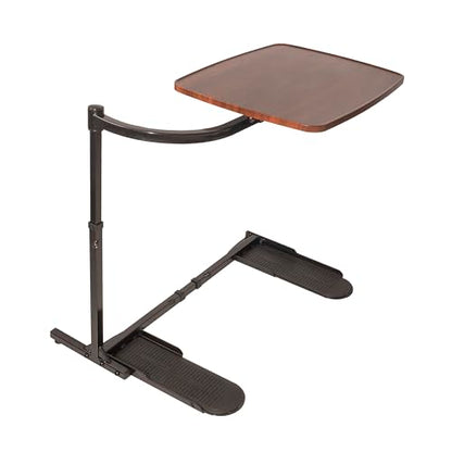 Stander Wonder Tray, Adjustable Swivel Table, Large Laptop Stand, Couch Desk, Side Tables & Gaming Bench, TV-Trays for Eating on Couches, Chairs, Recliners, Walnut - color: Walnut, size: Large