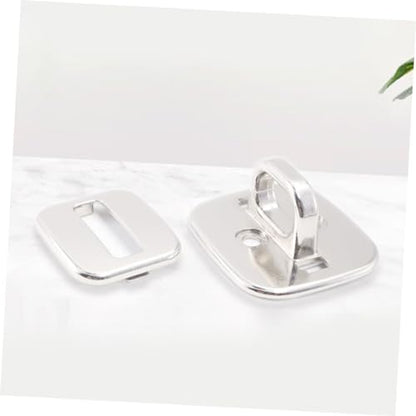 Angoily 1Set Laptop Anchor Plate Theft Lock Slot Durable Desk Mount Anchor for Multiple Laptop Models Easy Installation Reliable Security Against Theft