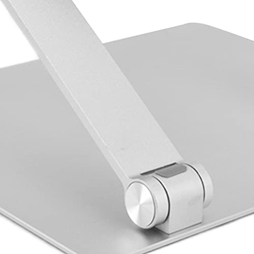 Collapsible Aluminum Alloy Laptop Stand, Portable Computer Riser Stand with Heat Dissipation Holes, Adjustable Height Notebook Support for Ergonomic Workstation Setup