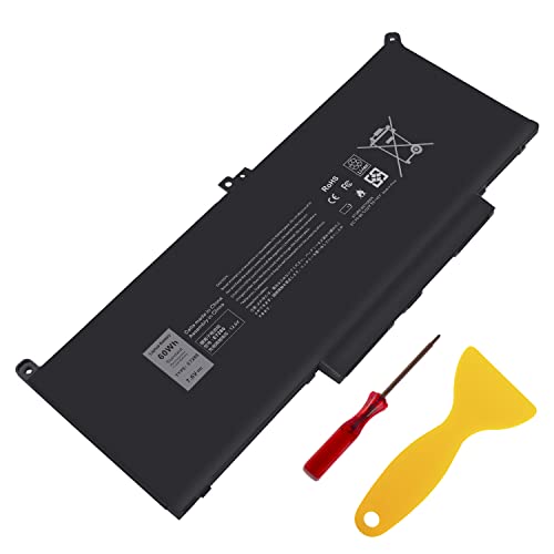 TREE.NB 60Wh F3YGT Replacement Laptop Battery for Dell Latitude 12 7000 7280 7290 13 7380 7390 P29S002 14 7480 7490 P73G002 E7480 E7280 E7290 DM3WC DM6WC 2X39G KG7VF V4940 451-BBYE 453-BBCF