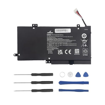796356-005 LE03XL Laptop Battery for HP Pavilion X360 13-s120nr 13-s000 15-bk000 Series, 13-s120nr 13-s128nr 15-bk010nr 15-bk152nr M6-W101dx W010dx W102dx W103dx HSTNN-PB6M HSTNN-YB5Q - size: 9.4*5.4*1.14inch LE03XL