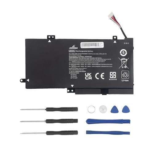 796356-005 LE03XL Laptop Battery for HP Pavilion X360 13-s120nr 13-s000 15-bk000 Series, 13-s120nr 13-s128nr 15-bk010nr 15-bk152nr M6-W101dx W010dx W102dx W103dx HSTNN-PB6M HSTNN-YB5Q - size: 9.4*5.4*1.14inch LE03XL