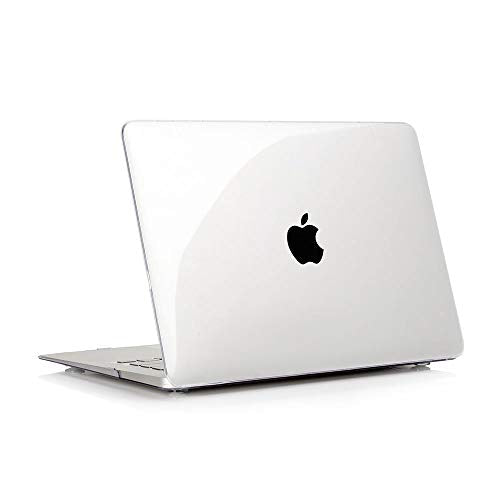 RUBAN Compatible with MacBook Pro 13 inch Case 2023, 2022, 2021-2016 M2 M1 A2338 A2289 A2159 A2251 A1989 A1708 A1706 with/Without Touch Bar, Snap On Hard Shell Case Cover (Crystal Clear) - color: Crystal Clear