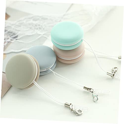 Amosfun 12pcs Macaron Shape Screen Lens Cleaning for Glasses Phone Eyewear Stain Fingerprints Reusable - color: Light Greenx3pcs, size: 3.5X3.5X1.6CMx3pcs
