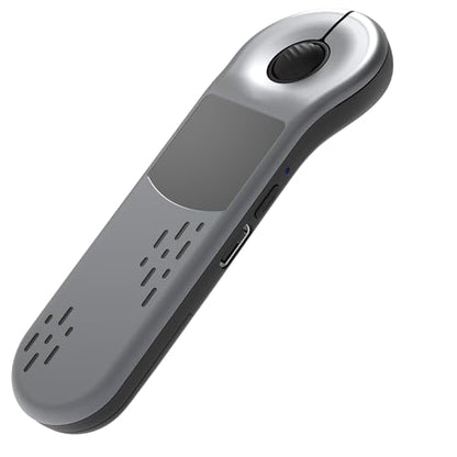 Air Mouse Bluetooth Rechargeable Presenter with Touchpad, Remote Control for PowerPoint/Keynote/TikTok/Camera/Kindle App, Applicable for PC/iOS/Android (Silver) - color: Silver