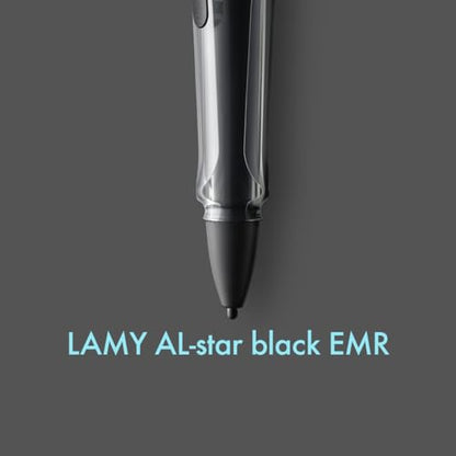 Lamy AL-Star EMR Pen - Digital Writing Pen, Classic Design, Light, Resistant Aluminum Stylus Pen For Touchscreen, Wireless and Battery Free - All Black Touch Screen Pen