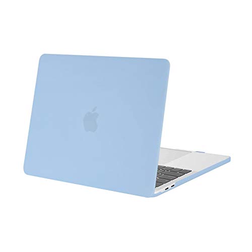 MOSISO Compatible with MacBook Pro 13 inch Case M2 M1, Airy Blue | Plastic Hard Shell Case Cover 2026-2016A2338 A2251 A2289 A2159 A1989 A1708 A1706 with/without Touch Bar - color: Airy Blue