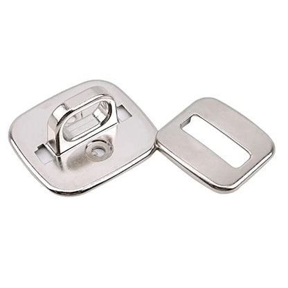Anti-Theft Security Base Plate Zinc-Alloy Electroplated Bright Computer Fixed Base Desk Mount Accessory