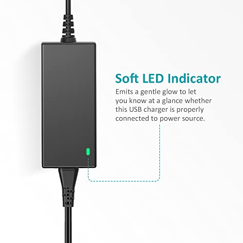 45W Universal 15V 13.5V 12V 9V 7.5V 6V 5V DC Power Supply, Switching AC Adapter Replacement Power Cord for LED Strip Lights Baby Monitor Security Cameras, Support 1A 2A 3A Max.