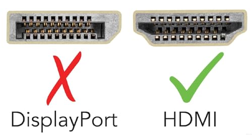 Plugable USB C to HDMI Cable 6ft / 1.8m, HDMI 2.0, USB4 / Thunderbolt Adapter for 4K Monitor, 4K 60Hz (USBC-HDMI-Cable) for iPhone 15, iPad Pro, MacBook Pro, Dell XPS, Surface Laptop - Driverless