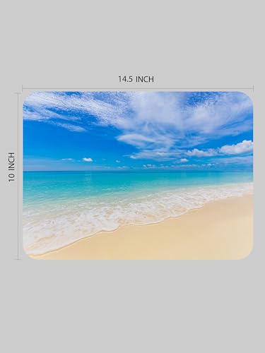 Laptop Skin Sticker Cover Decal Beach Designs - Universal Size - Fits All laptops up to a 16” Diagonal Size | Easy to Apply, Remove and Change Styles (Tropical Beach) - style: Tropical Beach