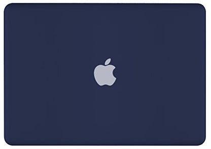UESWILL Matte Hard Case Compatible with MacBook Pro (Retina, 13-inch, Early 2015/2014/2013/Late 2012), Model A1502 and A1425, NO CD ROM, NO Touch Bar + Microfibre Cleaning Cloth, Navy Blue - color: Navy Blue, size: MacBook Pro 13" Retina A1502/A1425
