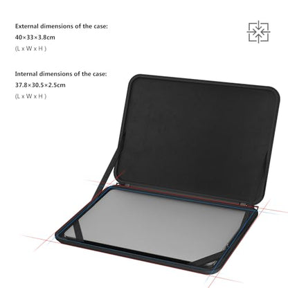 Smatree 16 inch Hard EVA Shell Case for Alienware 16 Area-51 Gaming Laptop | Compatible for Alienware 16 Area-51 Gaming Laptop, Alienware x16/m16 R1 Gaming Laptop (Not Fit with Alienware m16 R2) - color: Black-for 16 inch Alienware M16 R1