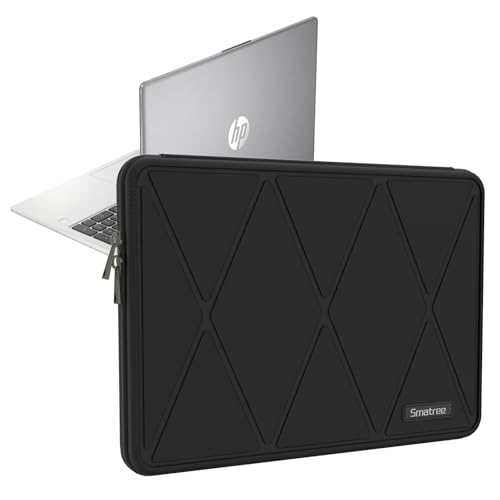 Smatree Hard Laptop Case for 14 inch HP ZBook 8 G1i/G1a | Compatible for ZBook Firefly G11/G11A, OmniBook X AI PC 14, EliteBook 8 G1iN/G1i/G1a, EliteBook 845 G11/840 G11/X Flip G1i - color: Black-for 14 inch HP ZBook 8 G1i/G1a