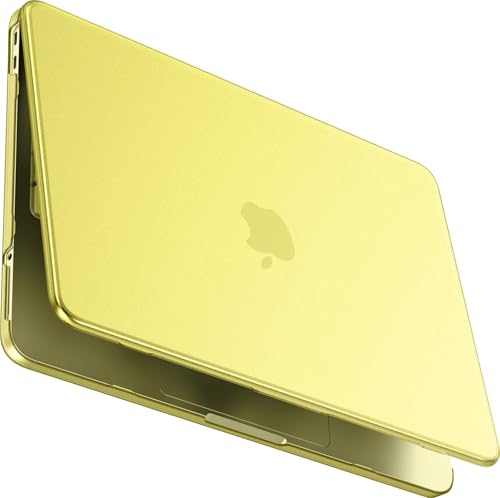 BlueSwan for MacBook Neo Case 13 inch 2026 Release A18 Pro Chip Model A3404 | 100% Match Official Color, Scratch Resistant, Easy to Snap on, Travel Essential, Back to School Gifts - color: Citrus Clear
