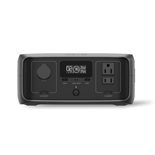 EF ECOFLOW Portable Power Station RIVER 3 230,230 Wh,300W Up to 600W | 1 Hr Fast Charging, LiFePO4 Battery, <20 MS UPS Solar Generator (Solar Panel Optional) for Outdoor Camping/RVs - style: RIVER 3 230