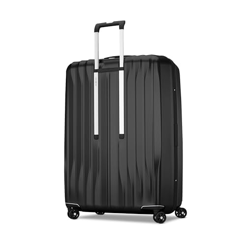 Samsonite UpLIFT X-Large Checked Hardside Luggage with Spinner Wheels - Airline-Approved, TSA Lock, Adjustable Handle System - Polycarbonate Hard Suitcase for Ultra Lightweight Travel - Phantom Black - color: Phantom Black, size: X-Large Checked