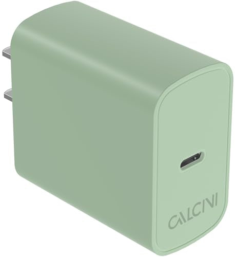 USB C Charger Block CALCINI 1 Pack GAN 65W USB C Charger Fast Type C for Laptop Power Adapter MacBook Pro/Air, GalaxyS21/S20, Dell XP S13, Note 20/10+, Phone15/Mini iPad,Pixel - color: Natural Green, size: 1PC