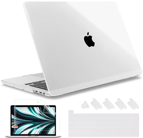 May Chen for MacBook Pro 16 inch 2019 Release A2141,Plastic Hard Shell Case Cover with Screen Protector & Keyboard Cover for MacBook Pro 16 Retina with Touch Bar and Touch ID - Crystal Clear - color: Crystal Clear