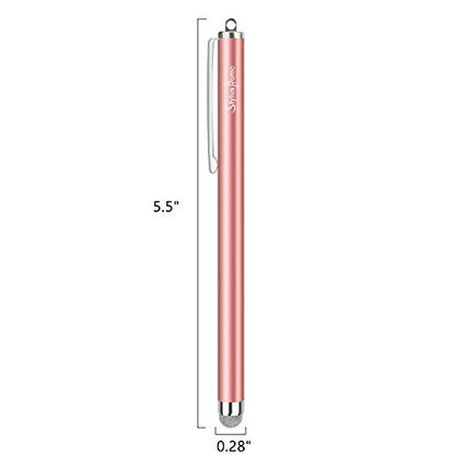StylusHome Stylus Pens for Touch Screens (6 Pcs), Sensitivity Capacitive Stylus Fiber Tips Touch Screen Pen with 6 Extra Replaceable Tips for for iPad iPhone Tablets All Universal Touch Devices