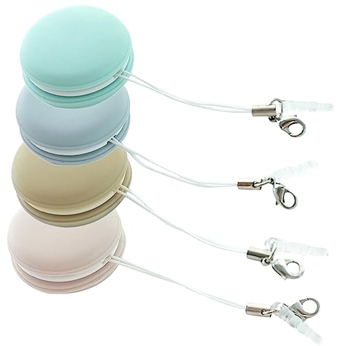 Ipetboom 4pcs Macaron Phone Screen Cleaner Eyeglass Lens Cleaning Cloths Screen Gentle Surface Cleaning Compact Washable