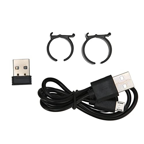 HERCHR Finger Mouses, 1000DPI 2.4G Wireless USB Air Finger Ring ABS Handheld Mouses Scrolling Ring Remote Control Auto Clicker for Laptop PC Office