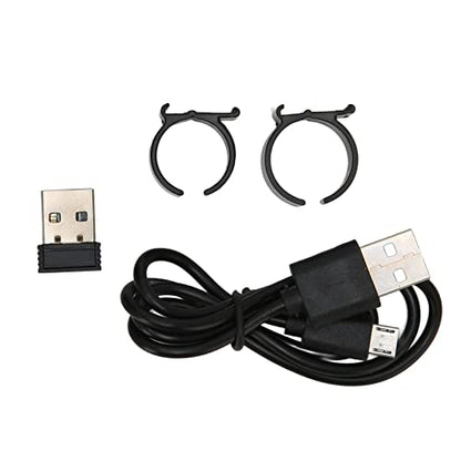 HERCHR Finger Mouses, 1000DPI 2.4G Wireless USB Air Finger Ring ABS Handheld Mouses Scrolling Ring Remote Control Auto Clicker for Laptop PC Office
