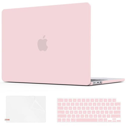 AKIT Compatible with MacBook Air 13 inch Case 2026 2025 2024-2022 M5 M4 M3 M2 Model A3449 A3240 A3113 A2681, Protective Laptop Hard Shell for MacBook Air 13.6" + Keyboard & Screen Cover, Baby Pink - color: Baby Pink