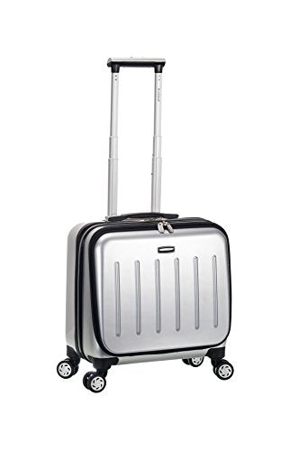 Rockland Revolution Hardside Rolling Computer Case, Carry-On, Silver - color: Silver