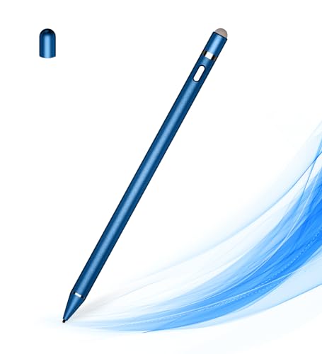 Active Stylus Pen for Touch Screens, Dual Pen Tips for Drawing &Writing,High Precise Universal Digital Pencil for A-pple i-Pad, i-Phone 17/16/15/14/13/12,Tablet/Smartphone/Sam-sung/K-indle - Dark Blue - color: Dark Blue